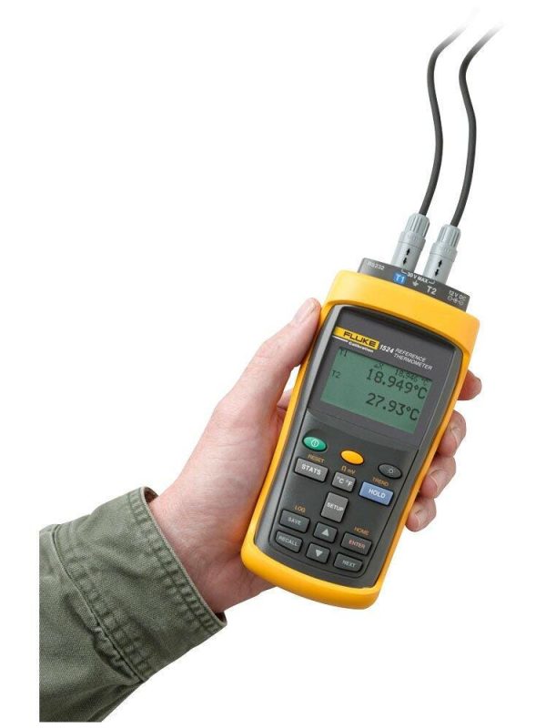 Fluke Calibration 1524 Handheld Thermometer Readout
