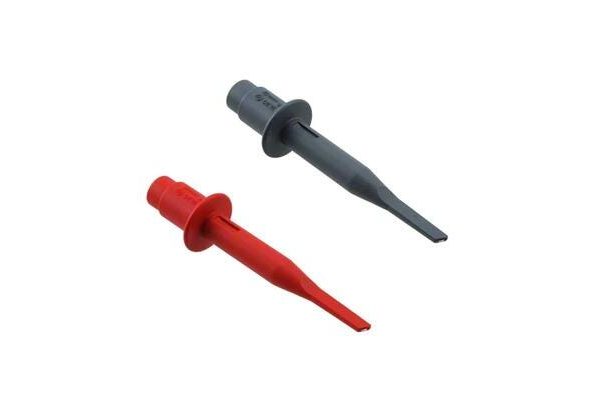 Fluke HC120 Hook Clips (Set of 2: Red, Gray)