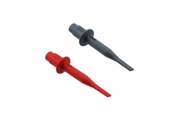 Fluke HC120 Hook Clips (Set of 2: Red, Gray)