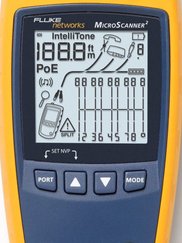 Fluke Networks MicroScanner 2 Industrial Ethernet Cable Verifier