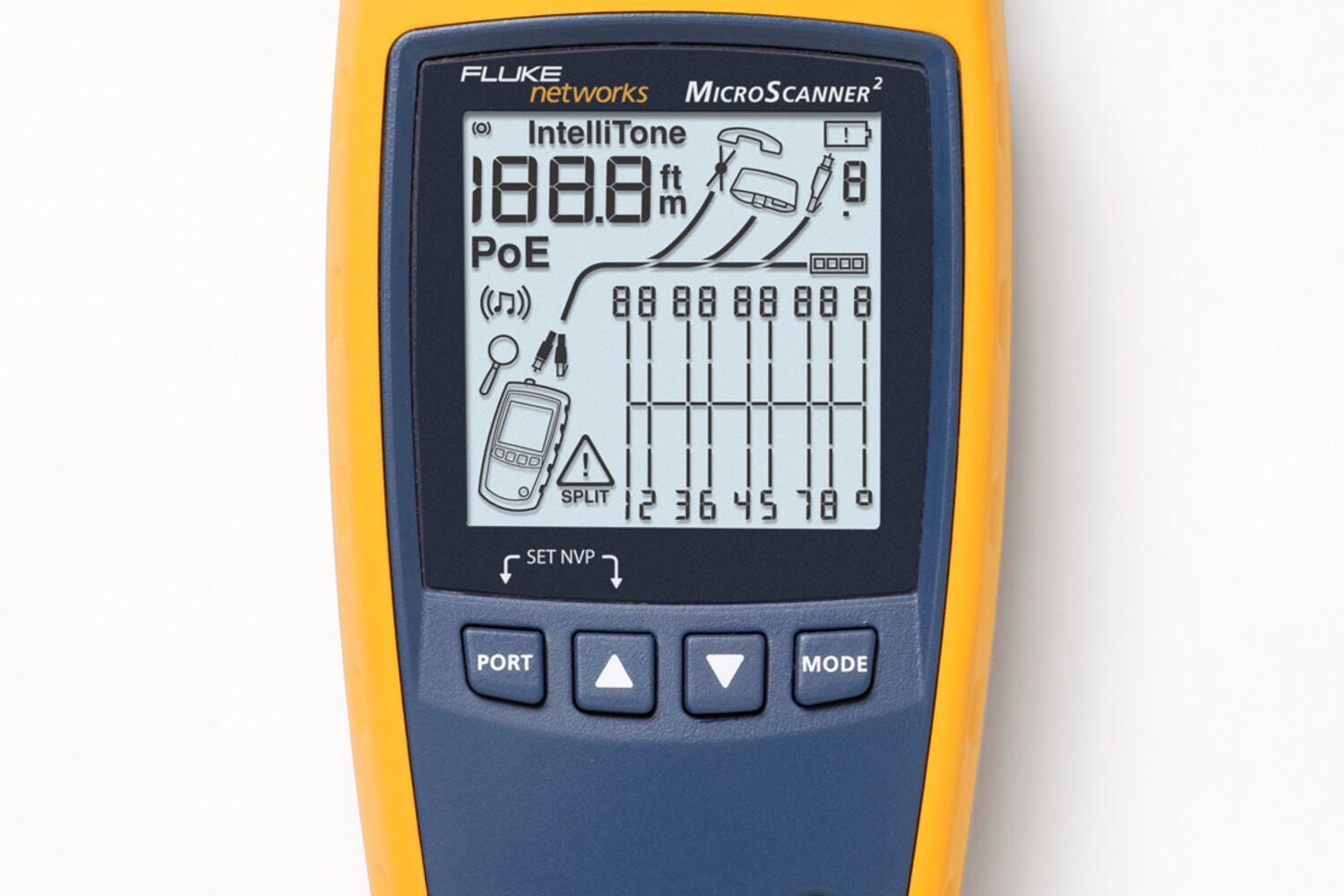 Fluke Networks MicroScanner 2 Industrial Ethernet Cable Verifier