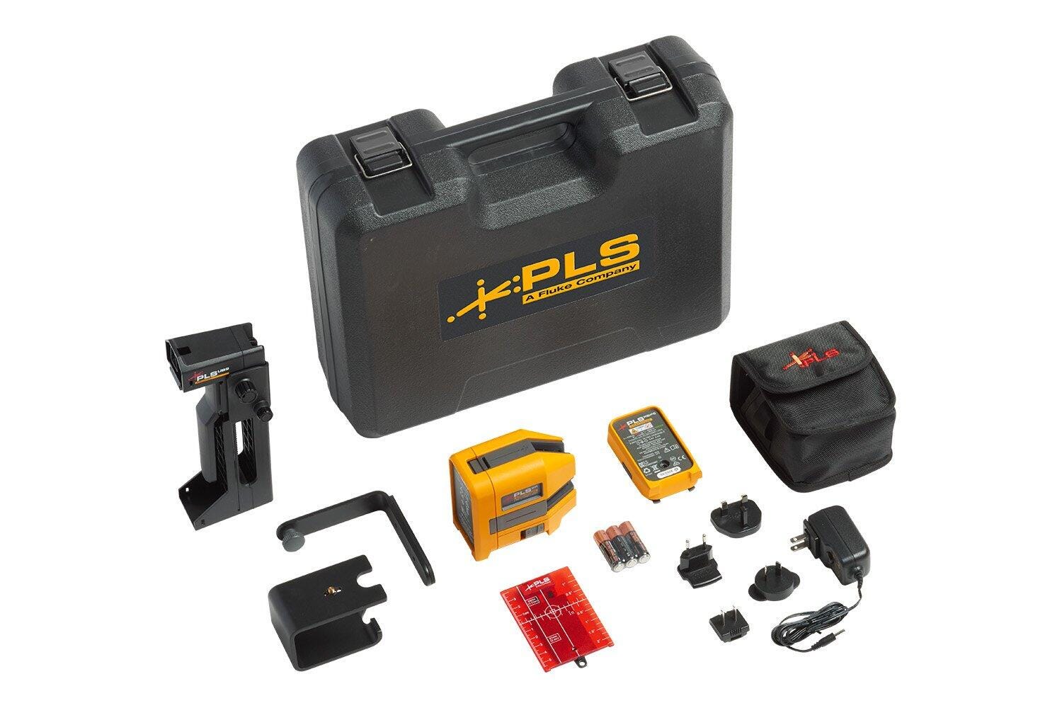 Fluke PLS 6R RBP Point and Cross Line Laser Level Kit