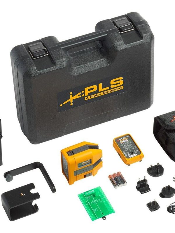 Fluke PLS 6G RBP Point and Cross Line Green Laser Level Kit