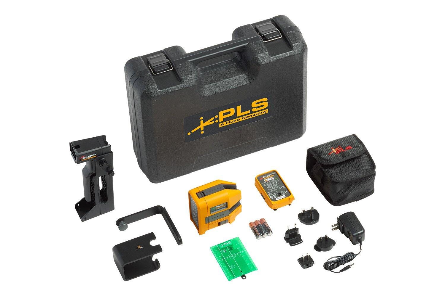 Fluke PLS 6G RBP Point and Cross Line Green Laser Level Kit