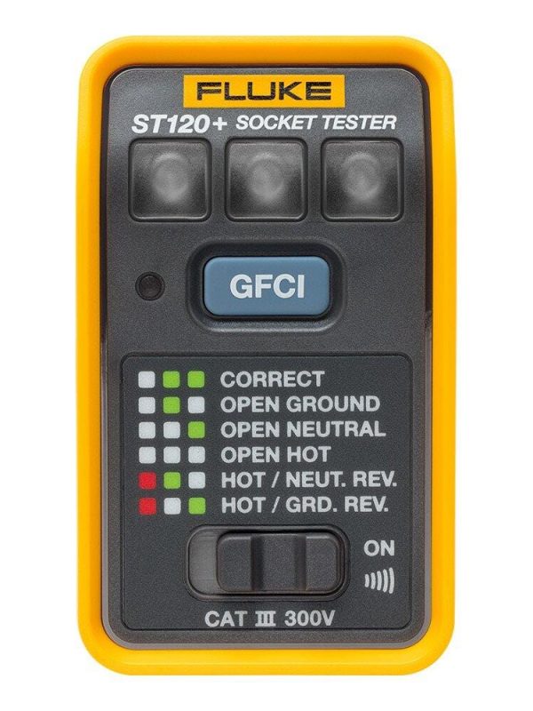 Fluke ST120+ GFCI Socket Tester with Beeper