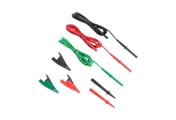 Fluke TL1550B Test Leads with Alligator Clips (Red, Black, Green)