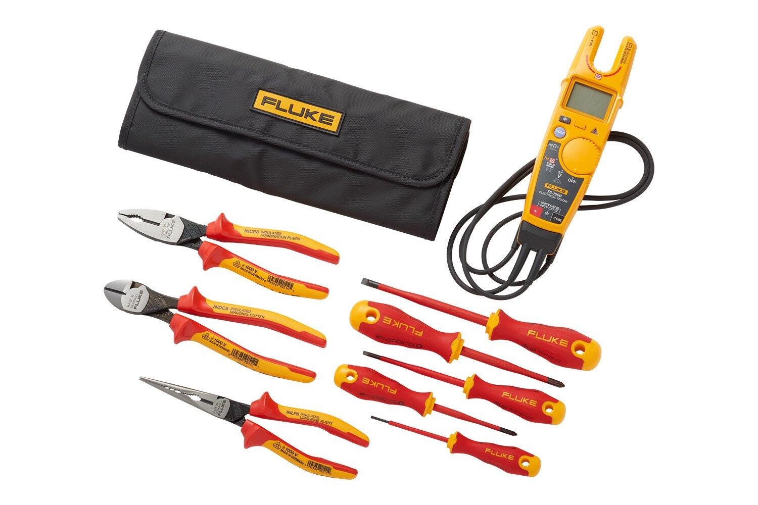 Fluke T5-1000 Electrical Tester Kit with Holster and 1AC II Voltage Tester