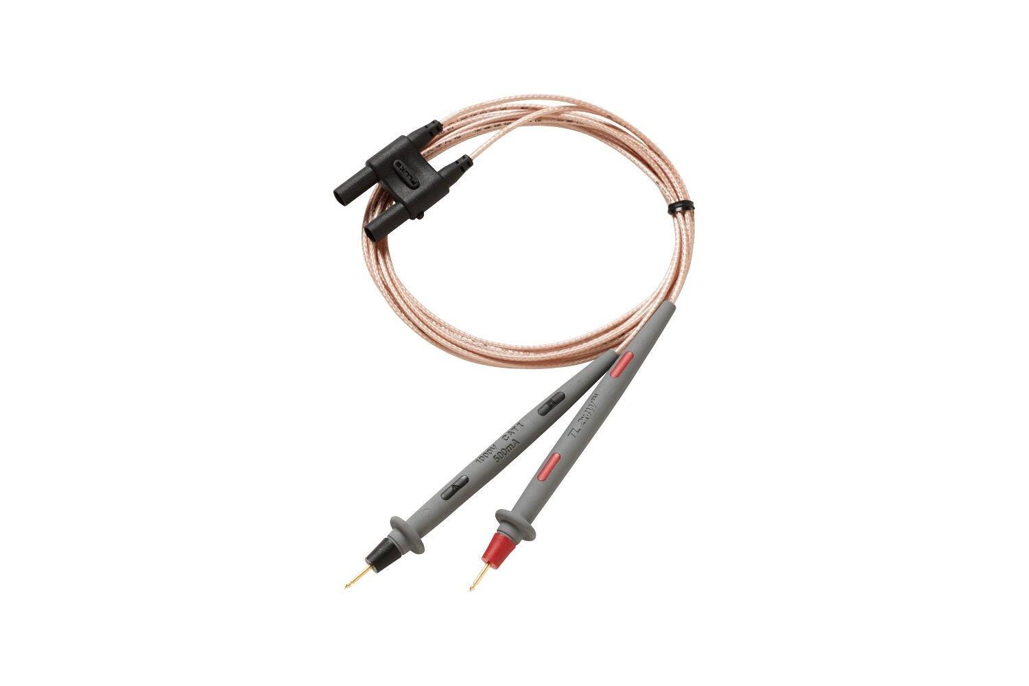 Fluke TL2X4W-PTII 2x4 Wire Ohms Test Lead 2 mm Probe Tip