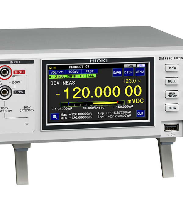 Hioki DM7276-02 Precision DC Voltmeter — Electrical Instruments