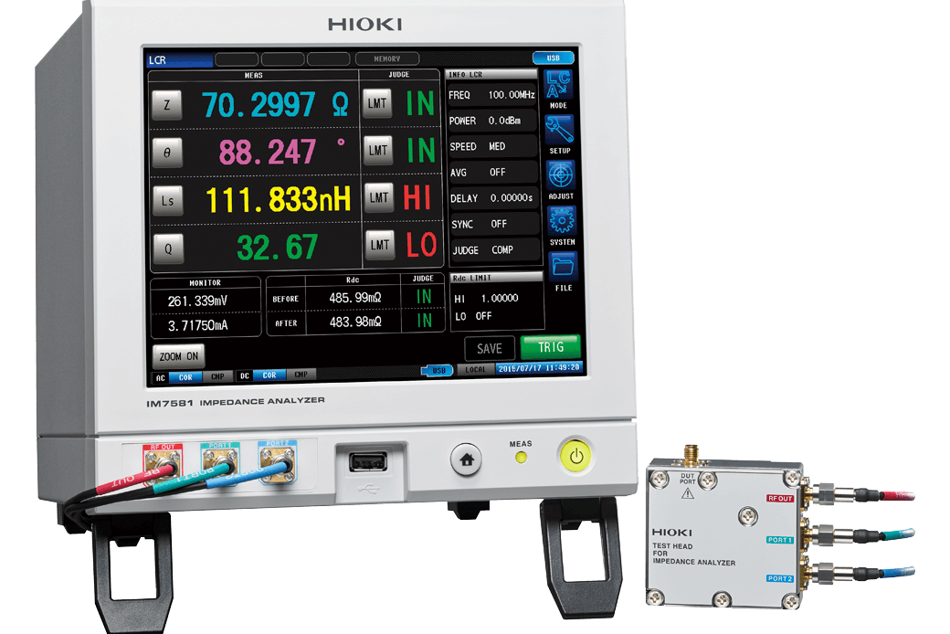 Hioki IM7581-01 Impedance Analyzer — MME