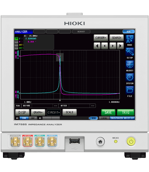 Hioki IM7585-02 Impedance Analyzer — mme-ae