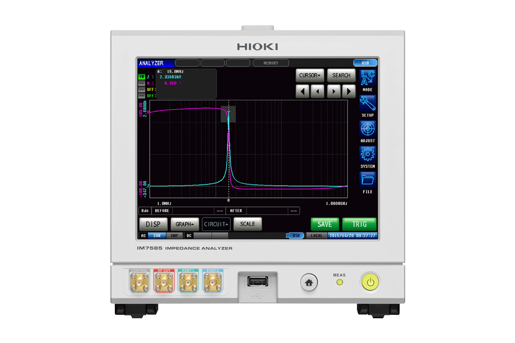 Hioki IM7585-02 Impedance Analyzer — mme-ae