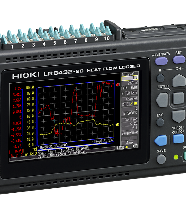 Hioki LR8432-20 Heat Flow Logger — Electrical Instruments
