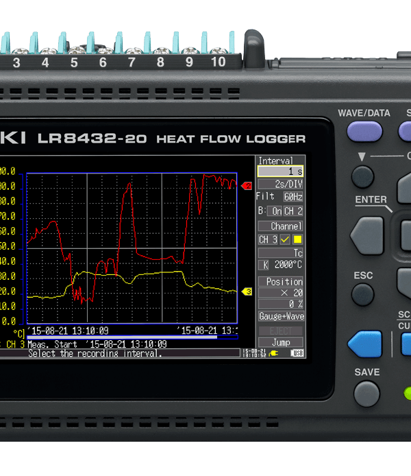 Hioki LR8432-20 Heat Flow Logger — Electrical Instruments