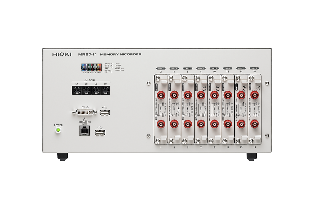 Hioki MR8741 Memory HiCorder - 16 Channel High-Speed Recorder