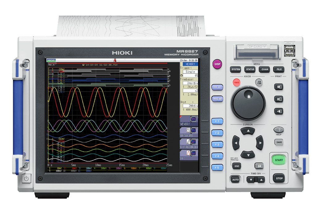 Hioki MR8827 MEMORY HiCORDER — High-Resolution Data Recorder