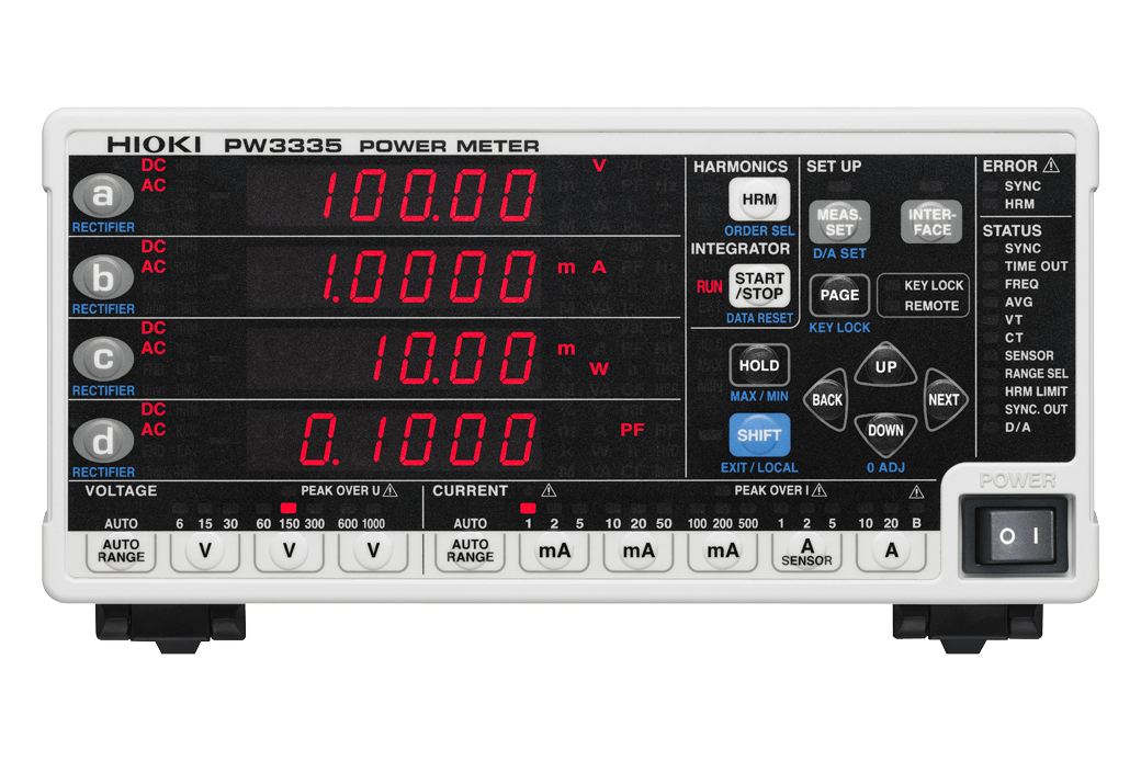 Hioki PW3335-01 POWER METER | Power Quality Analyzer | mme-ae