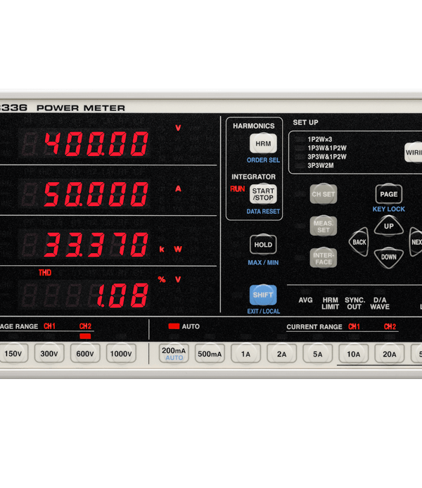 Hioki PW3336 POWER METER — Power Quality Analyzer