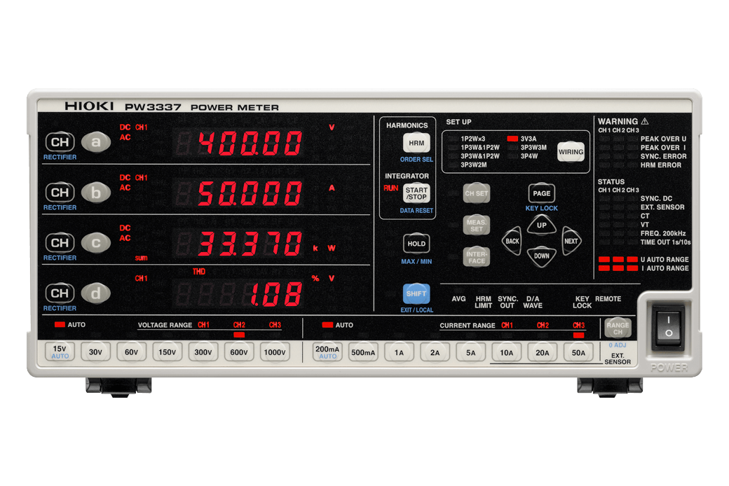 Hioki PW3337-01 POWER METER | Mohammad Mahdi Electronics