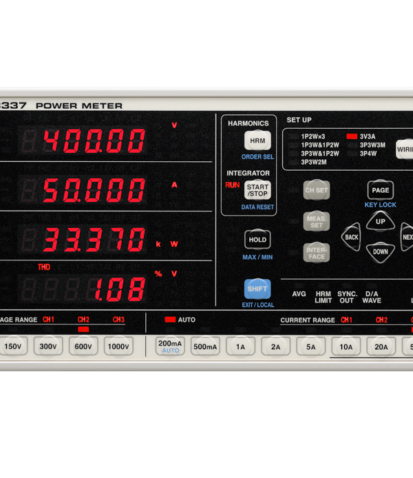 Hioki PW3337-02 POWER METER — Power Quality Analyzer