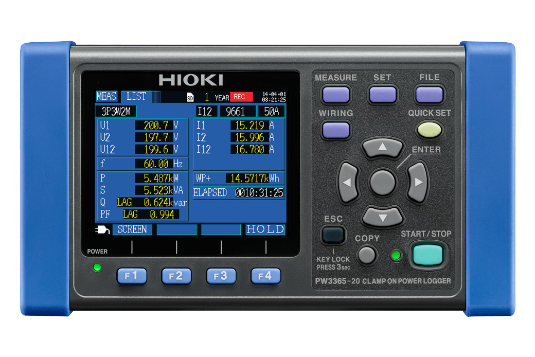 Hioki PW3365-20 Clamp On Power Logger — Electrical Instruments