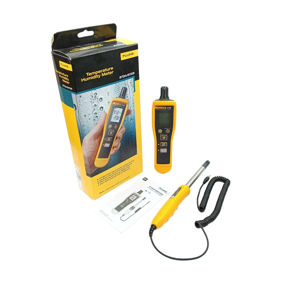 Fluke 972B temperature humidity meter, view 7