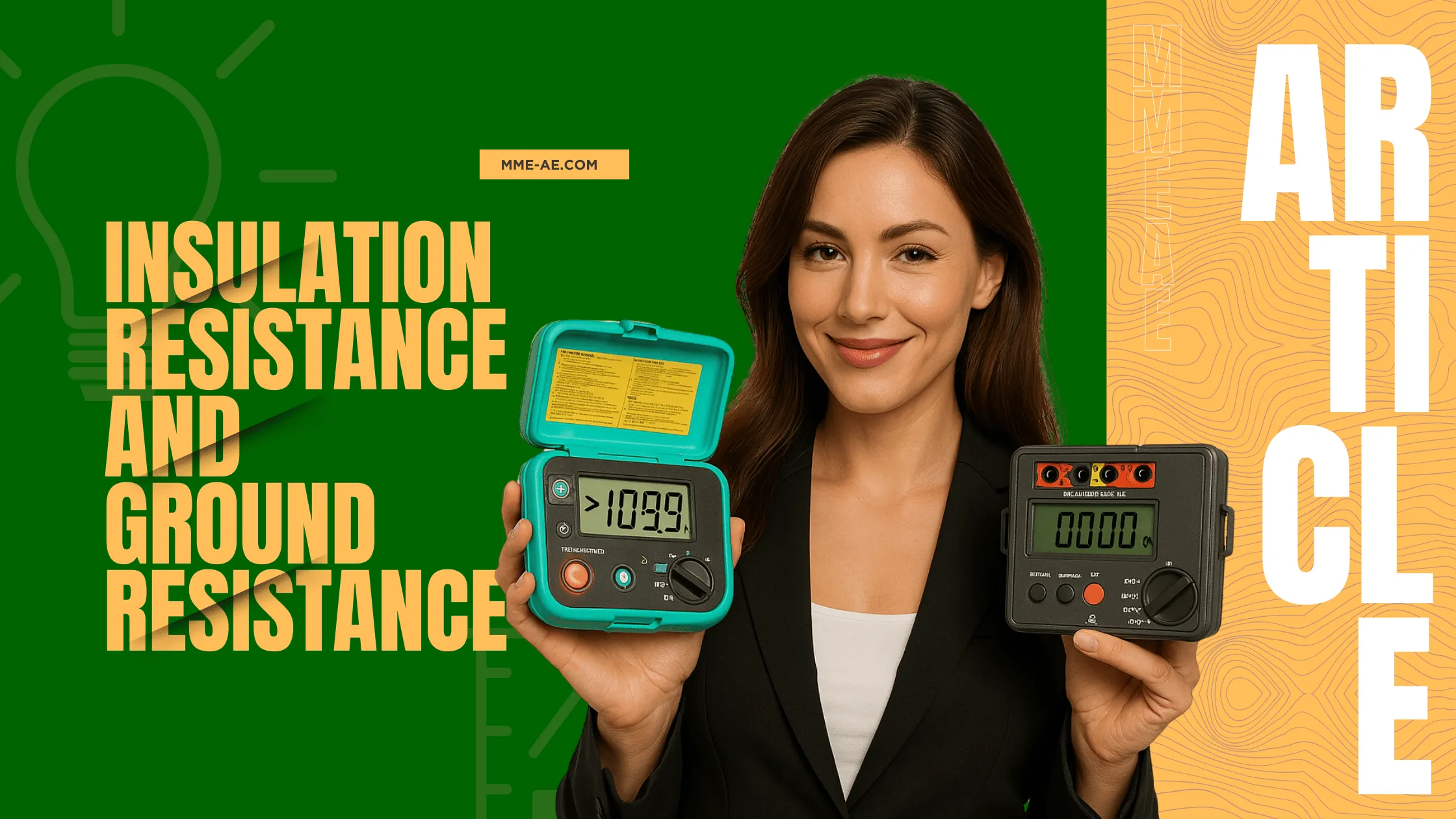 What is the difference between insulation resistance and ground resistance