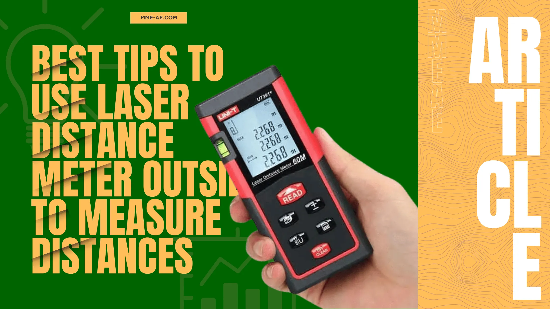 Best Tips to use Laser Distance Meter Outside to Measure Distances