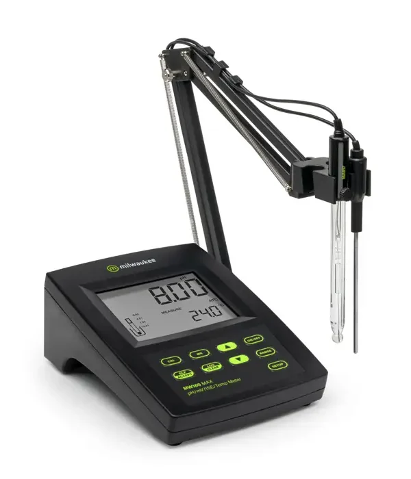 Milwaukee MW160 MAX pH/ORP/ISE/Temp Logging Bench Meter