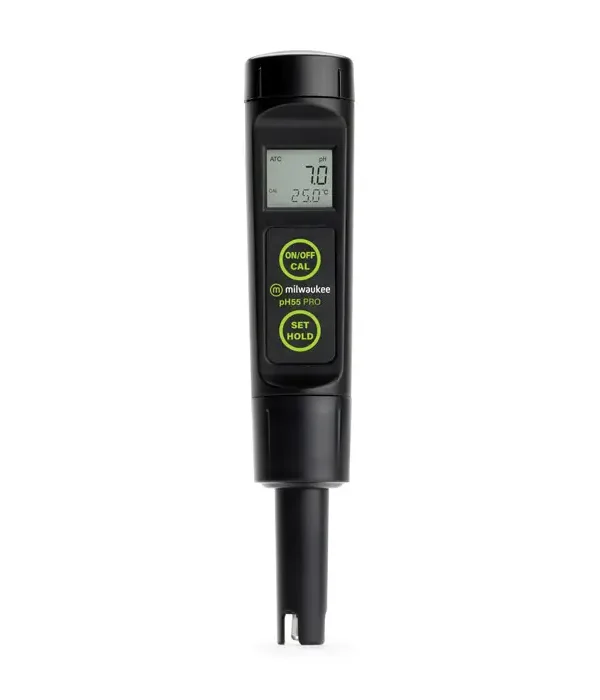 Milwaukee PH55 PRO Waterproof pH & Temperature Tester with ATC & a Replaceable Probe