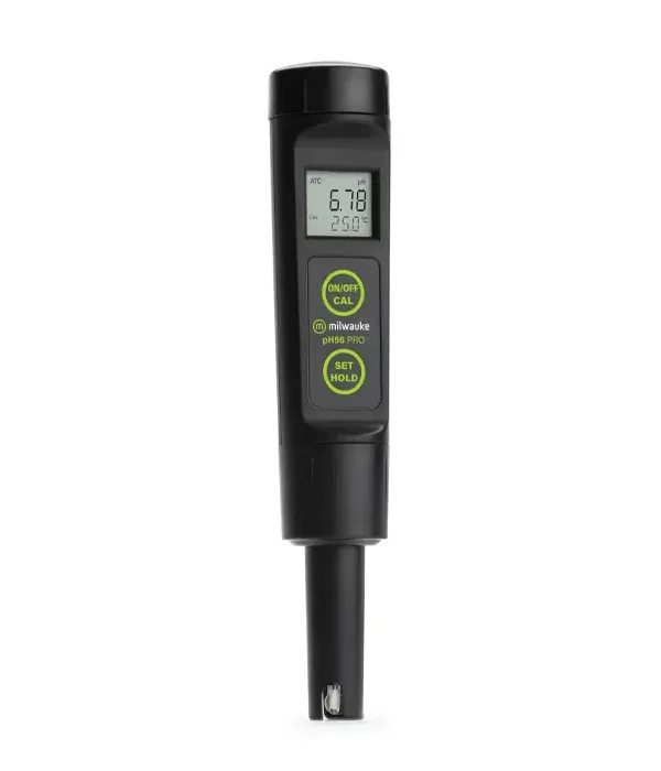 Milwaukee PH56 PRO Waterproof 2-in-1 pH/Temp Tester with Replaceable Probe