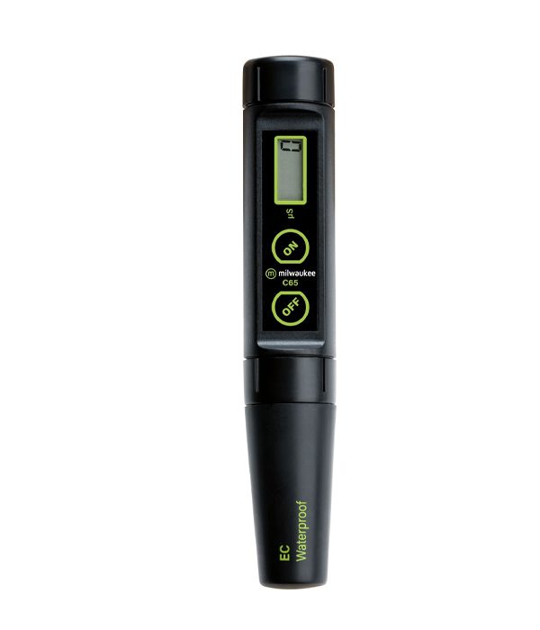 Milwaukee C65 Low Range Waterproof Conductivity Pen with ATC and Replaceable Electrode