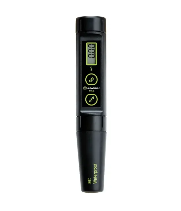 Milwaukee C66 Waterproof High Range Conductivity Pen with ATC and Replaceable Electrode