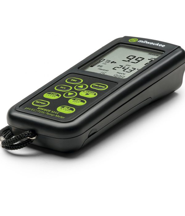Milwaukee MW805 4-in-1 pH/EC/TDS/Temp. Combo Meter with ATC