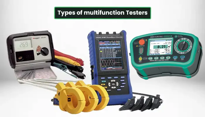 Types Of Multifunction Testers